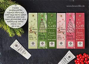 Набор из 6 мини-кремов для рук Leo and Lilo Small Christmas: 3 x крем для рук Пион 20 мл и 3 x крем для рук Камелия 20 мл synthetic.ua - Фото 1