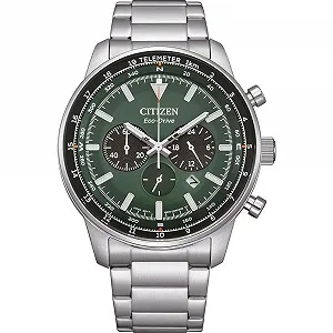 Часы CITIZEN CA4500-91X Кварцевые Аналоговые Мужские с Ремешком из Нержавеющей Стали - Фото 1