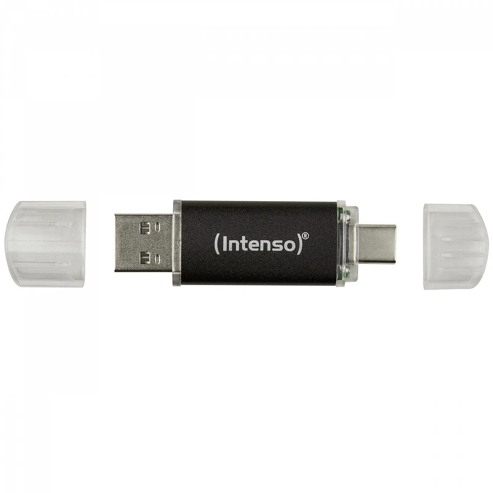 USB флеш-накопичувач Intenso Twist Line 64GB Dual USB 3.2 Gen 1x1 USB-C USB-A Anthracite, фото №3