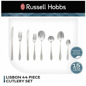 Набор столовых приборов Russell Hobbs Lisbon RH02851EU7 44 предмета synthetic.ua - Фото 1