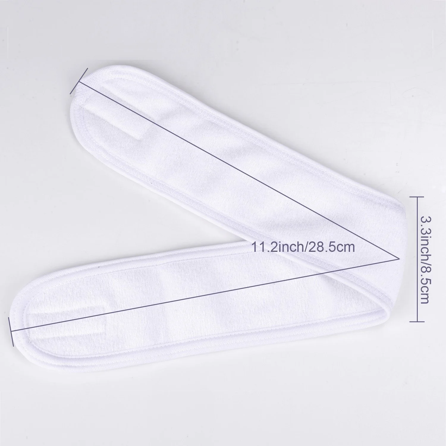 Пов'язка Косметична Whaline Серія Terry Towelling Білий, фото №2