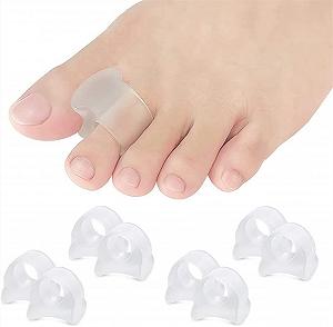 Разделители для пальцев ног MUSUMI 4 пары Прозрачный, для коррекции вальгусной деформации, гелевые, для облегчения боли synthetic.ua - Фото 1