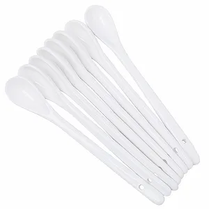 Набір порцелянових ложок з довгою ручкою 8 шт. - Фото 1