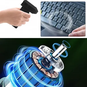 Електрична повітродувка 300 000 RPM 3 швидкості Type-C 16 000 мАг synthetic.ua - Фото 1