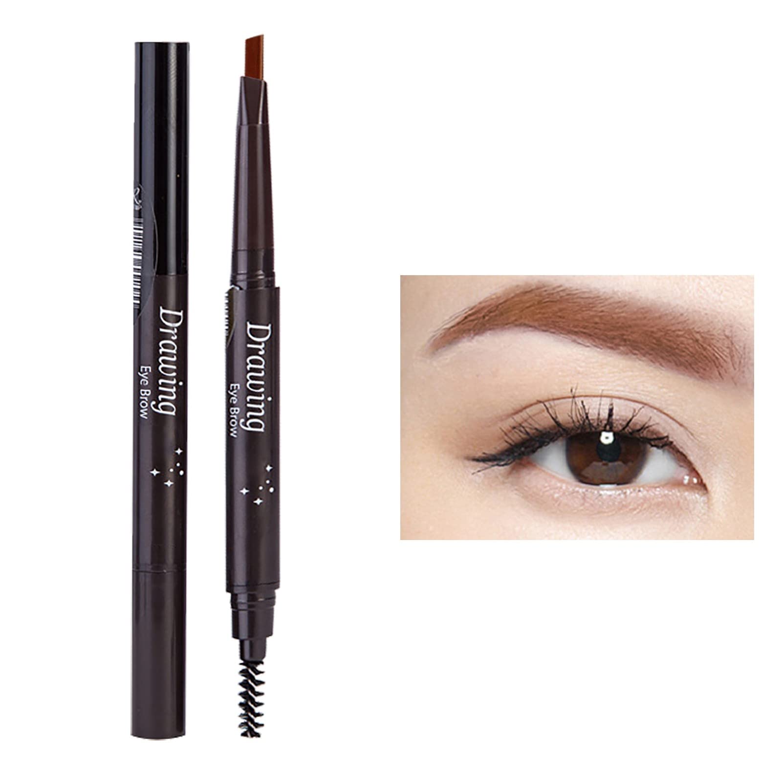 Фарбник для брів Make-up Двосторонній Професійний Набір для Удосконалення Брів з Щіткою для Брів A Один Розмір, фото №2
