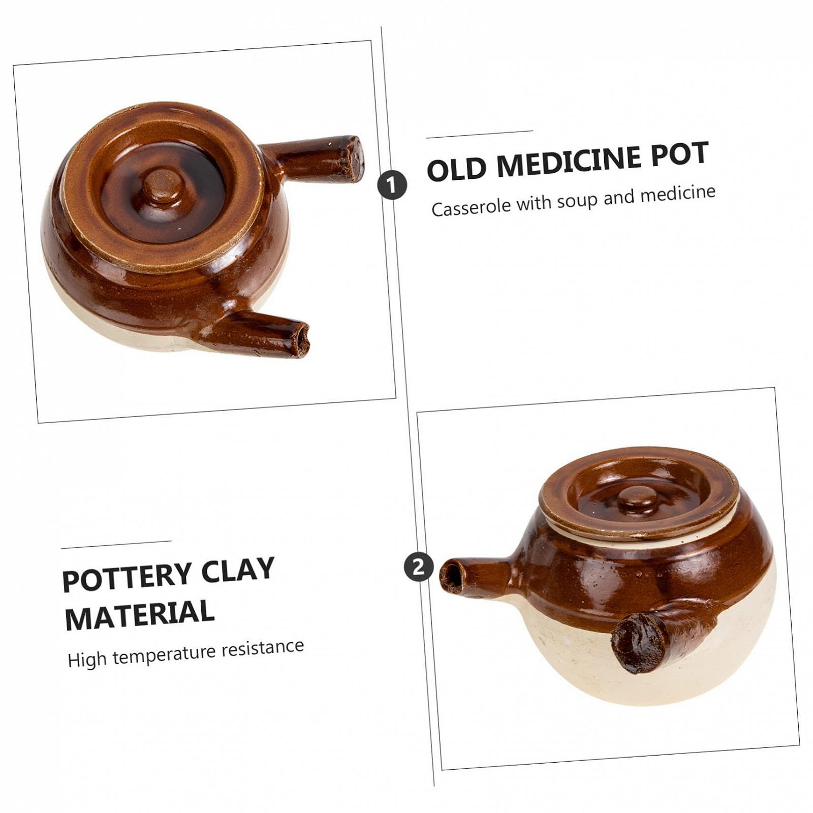 Горшок для приготовления Mobestech керамический традиционный антипригарный для китайской медицины, фото №9