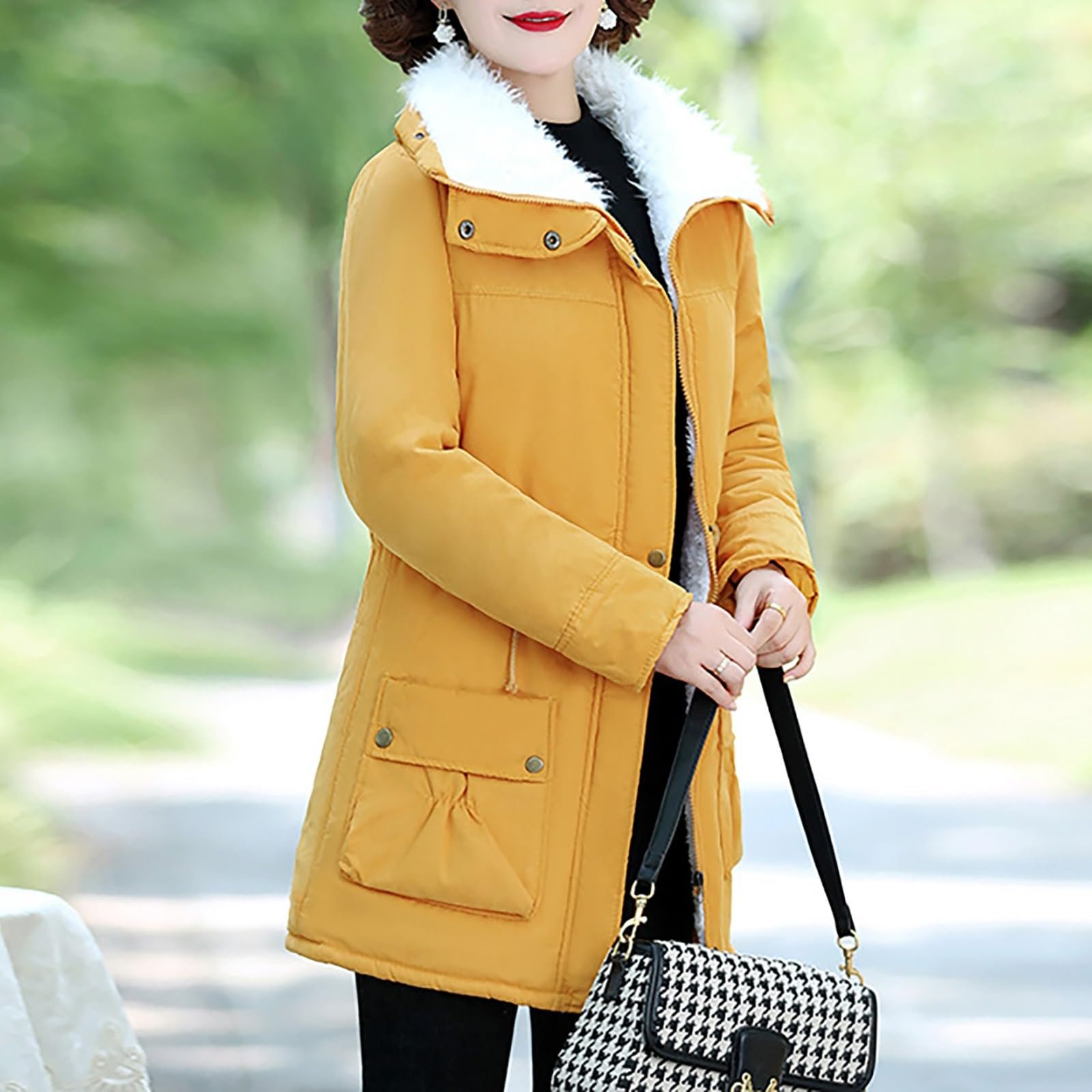 Женская куртка DKLOVIFU Зимняя, фото №4 Женская куртка DKLOVIFU Зимняя, фото №4