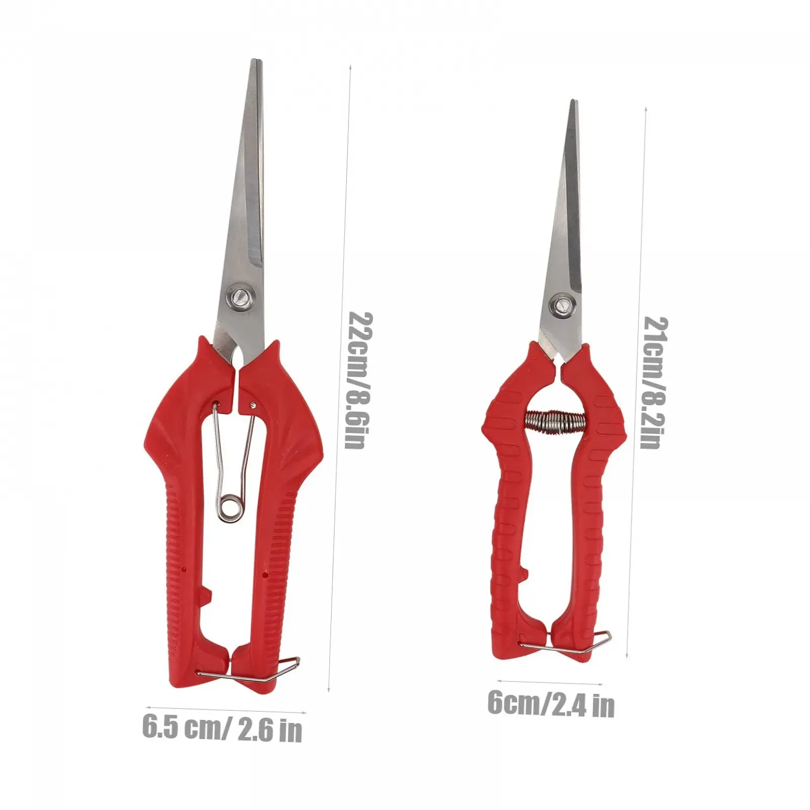 Набір секаторів Happyyami PP Червоний 2 шт, фото №2