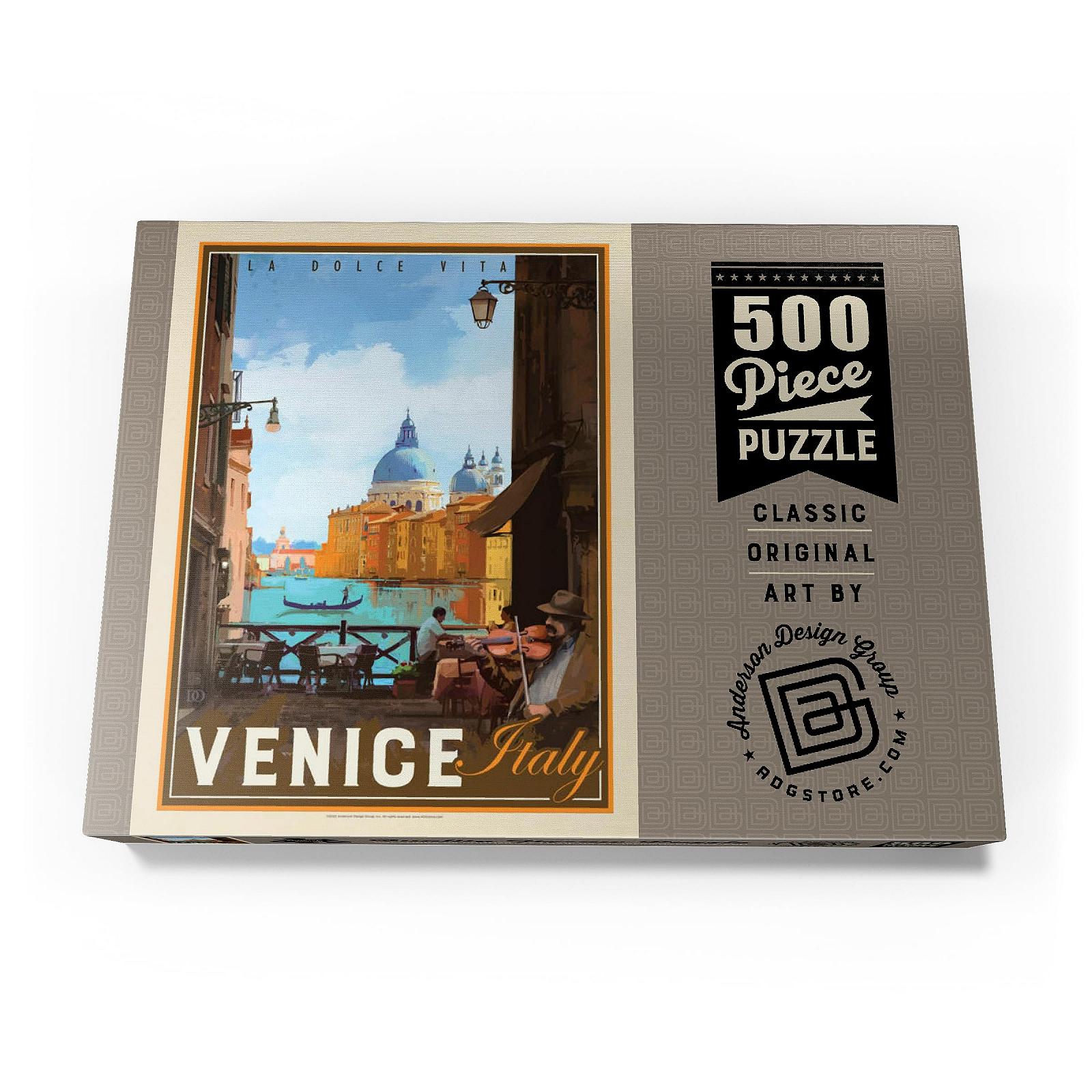 Пазл MyPuzzle Special Collection by Anderson Design Group Italy, Venice: La Dolce Vita, Vintage Poster 500 элементов, фото №4 Пазл MyPuzzle Special Collection by Anderson Design Group Italy, Venice: La Dolce Vita, Vintage Poster 500 элементов, фото №4