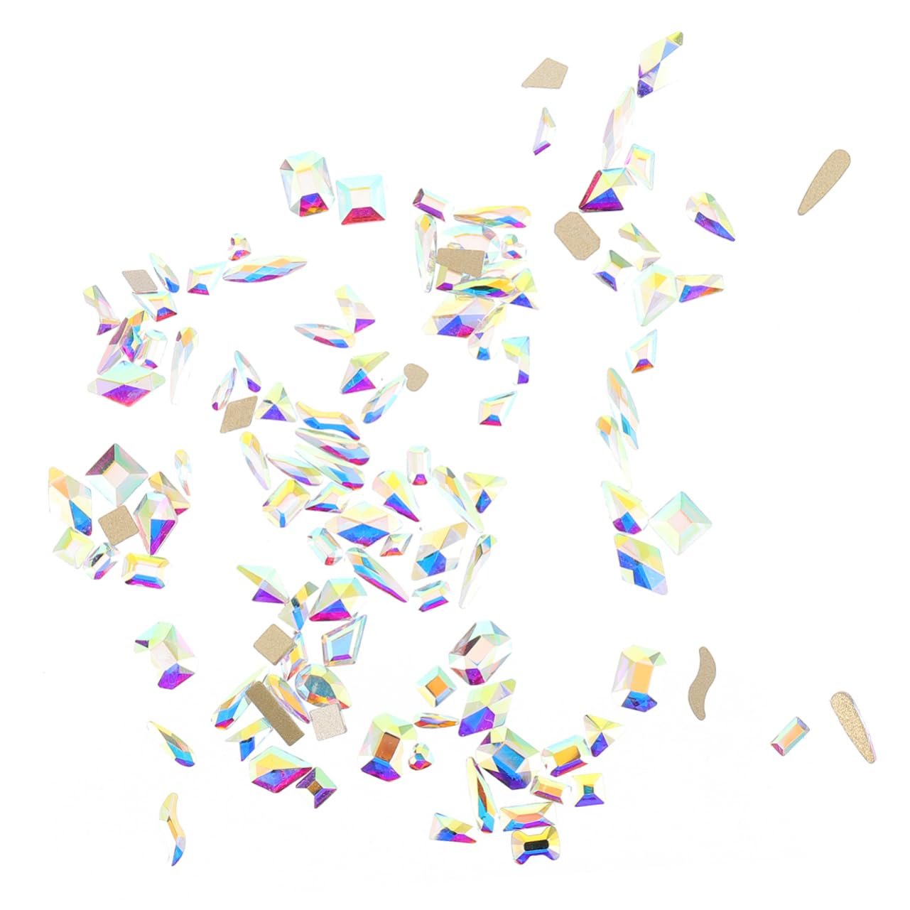 Наклейки для ногтей Healvian, 200 шт., драгоценные камни для ногтей, рождественские украшения, плоские кристаллы для ногтей, стразы для самостоятельного изготовления ледяных украшений, инопланетные аксессуары, фото №9