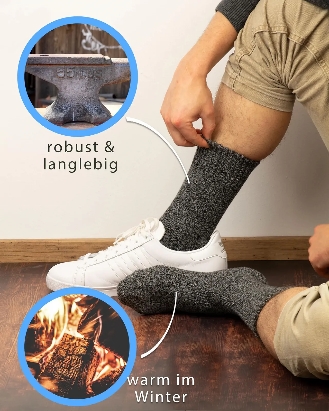 Жіночі зимові шкарпетки Vitasox без гумового тиску, фото №3 Жіночі зимові шкарпетки Vitasox без гумового тиску, фото №3