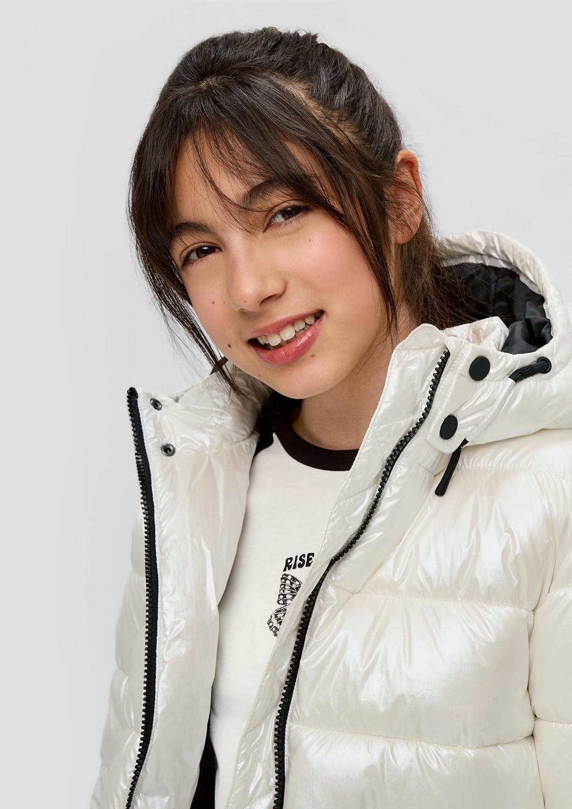 Куртка s.Oliver Тепла стьобана куртка з металевим ефектом, фото №2 Куртка s.Oliver Тепла стьобана куртка з металевим ефектом, фото №2