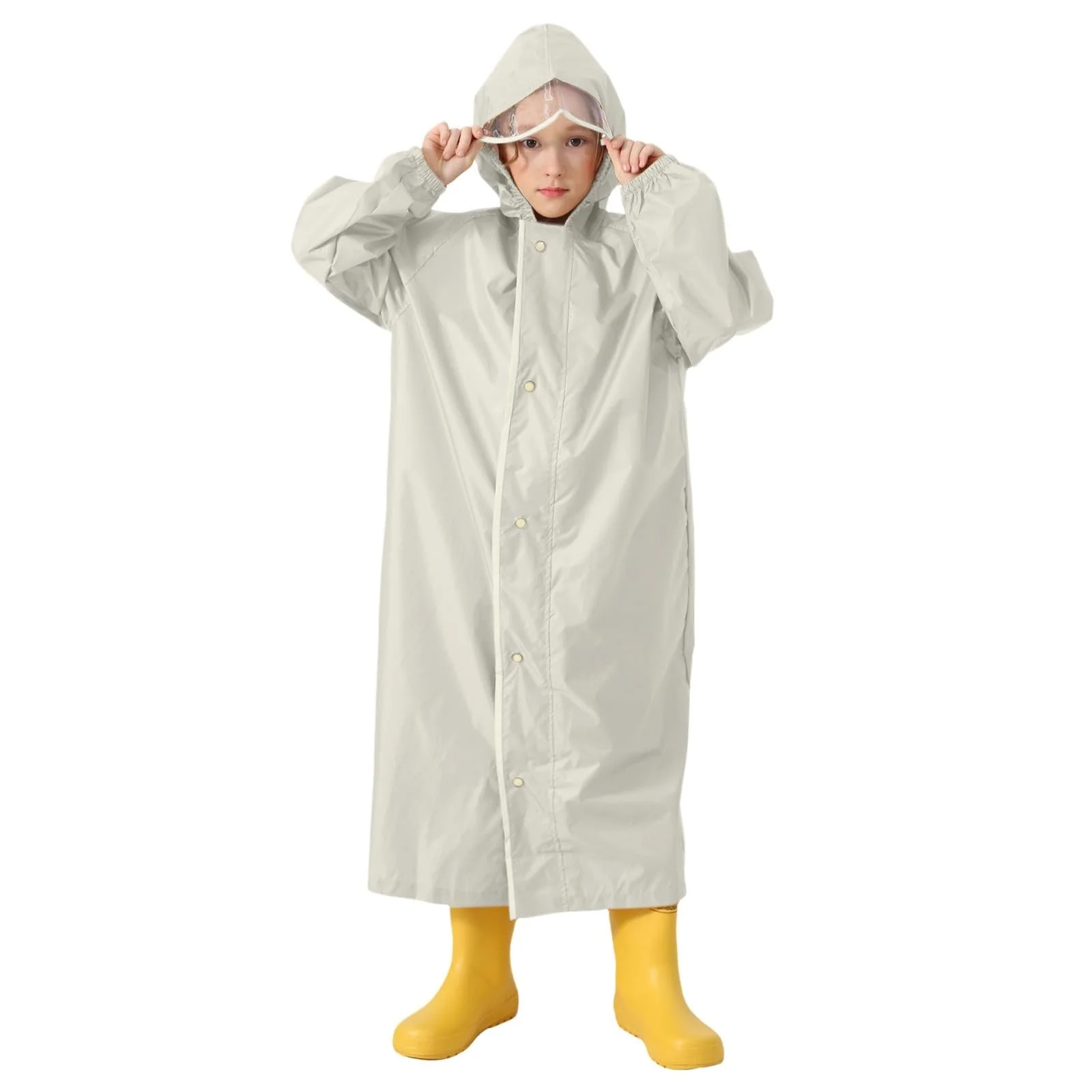 Дитячий дощовик Generisch однотонний для хлопчиків, дівчаток та школярів, фото №1