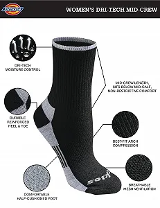 Носки Dickies Женские (6 пар) synthetic.ua - Фото 1