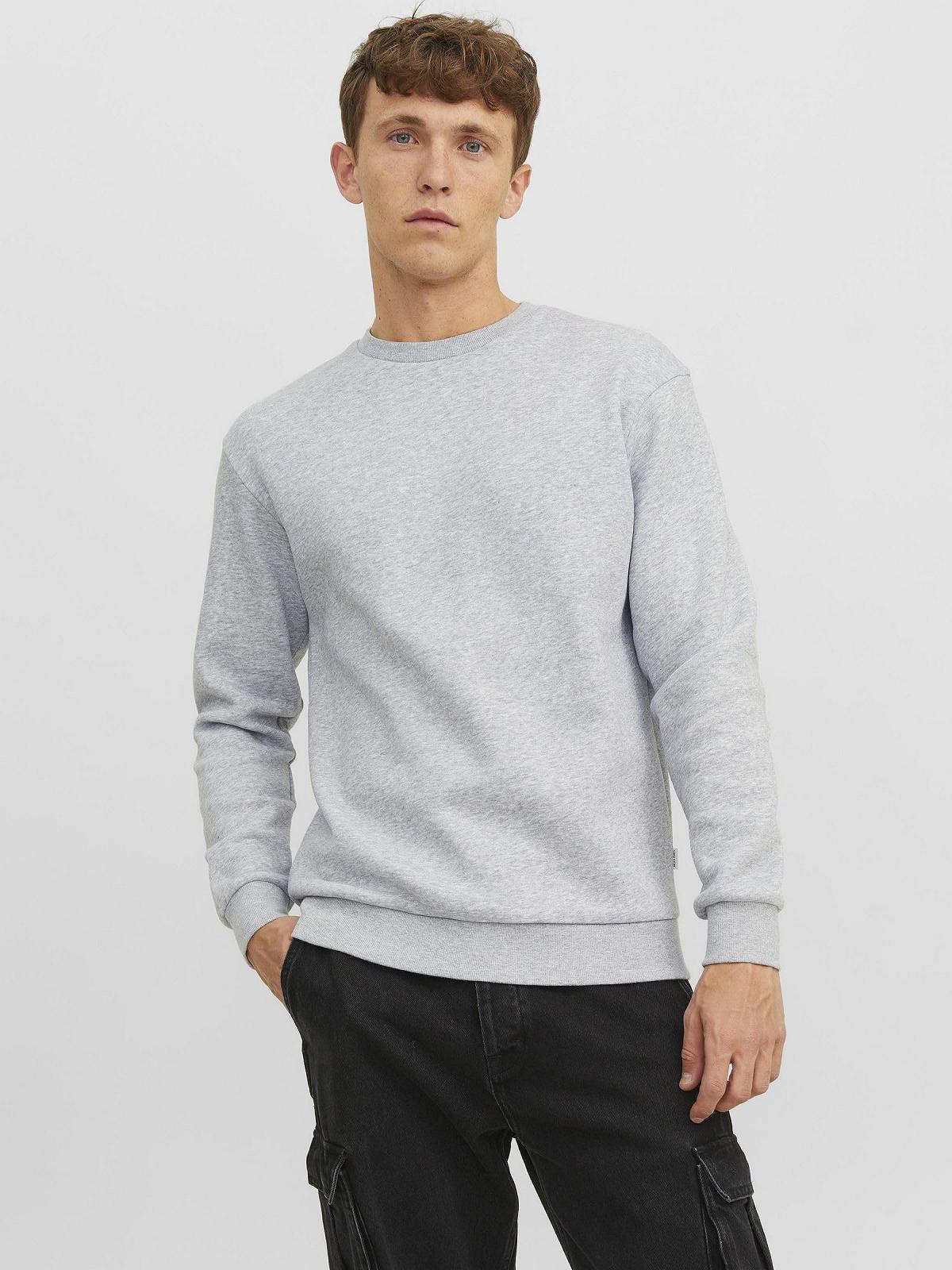 Чоловічий світшот JACK & JONES Однотонний світшот, фото №4