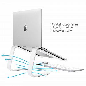 Підставка для ноутбука Twelve South Curve для MacBook і ноутбуків Ергономічна вентильована synthetic.ua - Фото 1