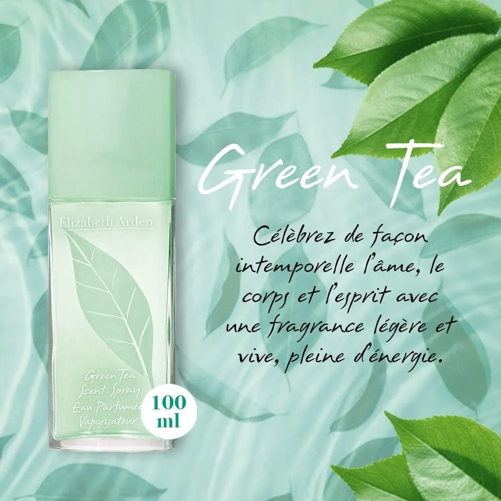 Парфюмированная вода Elizabeth Arden Green Tea для женщин Флакон 100 мл Зеленый + Крем для тела Green Tea Honey Drops Флакон 500 мл, фото №3
