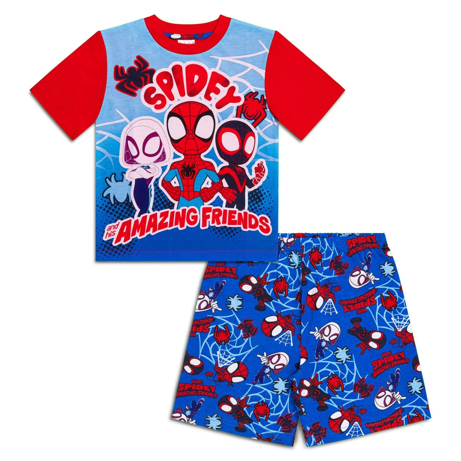 Піжама Marvel Spidey & His Amazing Friends для хлопчиків, фото №1 Піжама Marvel Spidey & His Amazing Friends для хлопчиків, фото №1