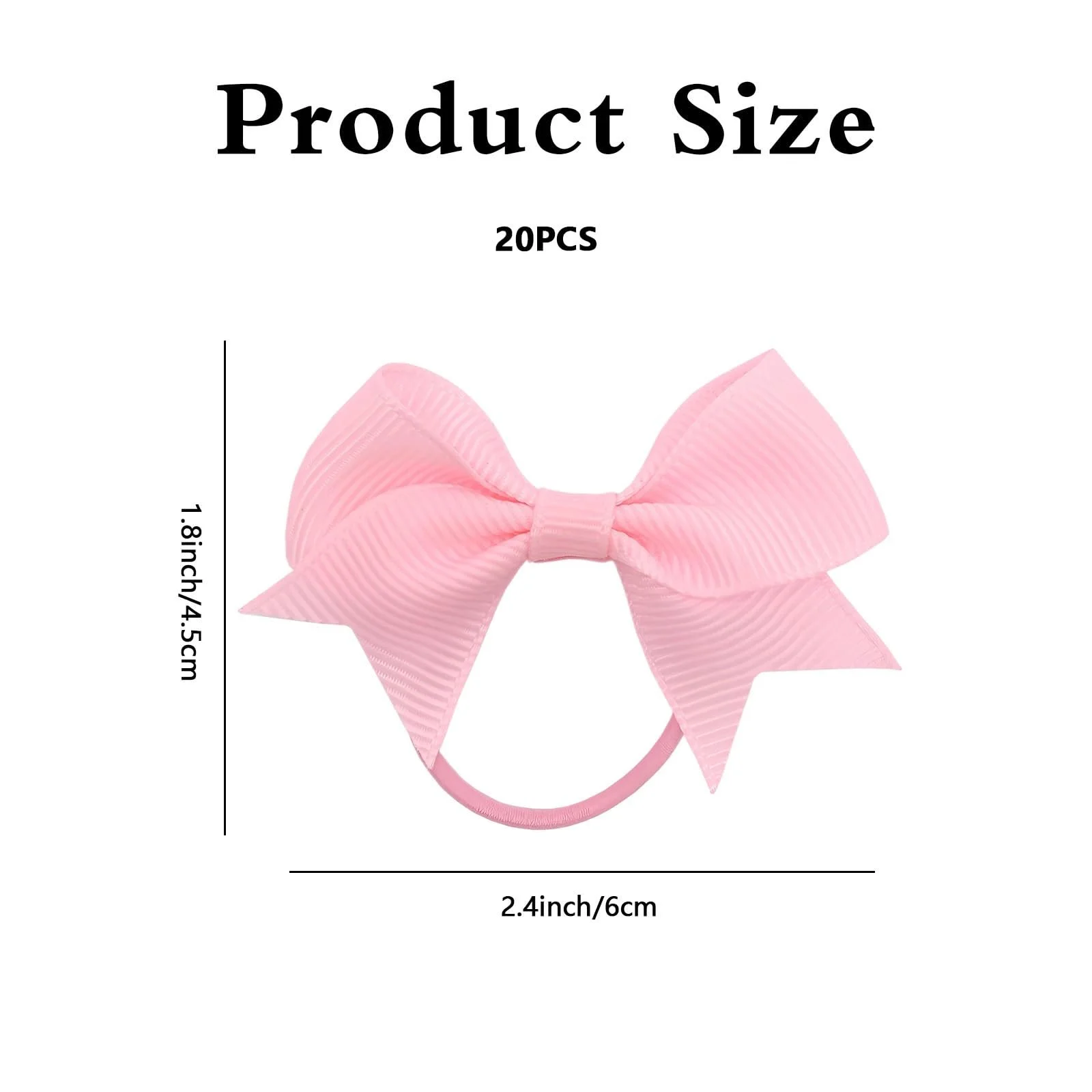 Набір рожевих аксесуарів для волосся (20 шт.): Рожевий, фото №2