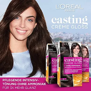 Фарба для волосся L'Oréal Paris Casting Crème Gloss Темно-коричневий № 300 (Коричневий), 1 шт (2 упаковки) synthetic.ua - Фото 1