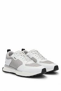 Кросівки BOSS Jonah Runn Чоловічі З різних матеріалів з сіткою та логотипами synthetic.ua - Фото 1