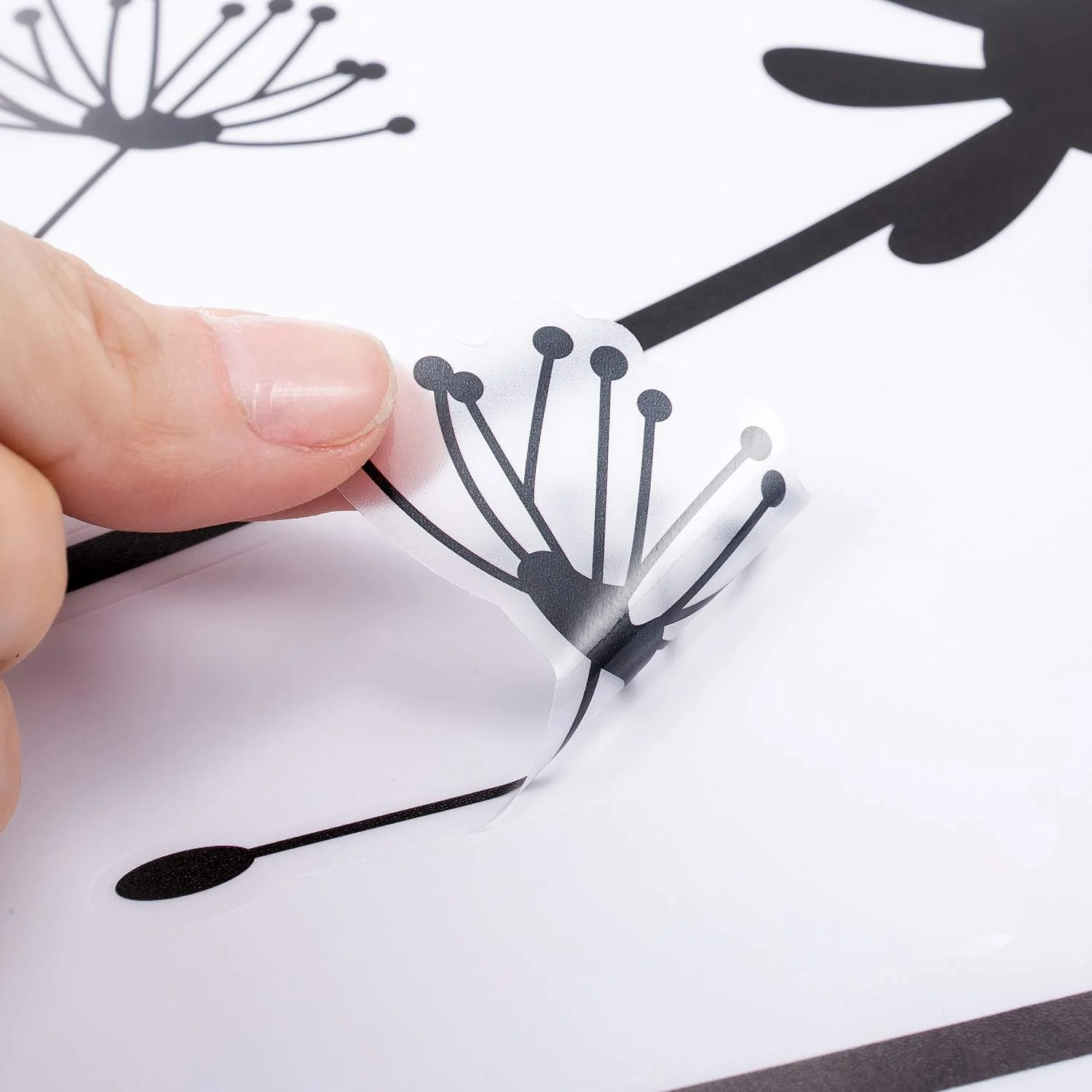 Наклейка на стіну Dandelion Flowers XXL 165 x 130 см 2 шт чорна, фото №3 Наклейка на стіну Dandelion Flowers XXL 165 x 130 см 2 шт чорна, фото №3