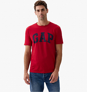 Футболка Gap Everyday Soft Crewneck Красный XL - Фото 1