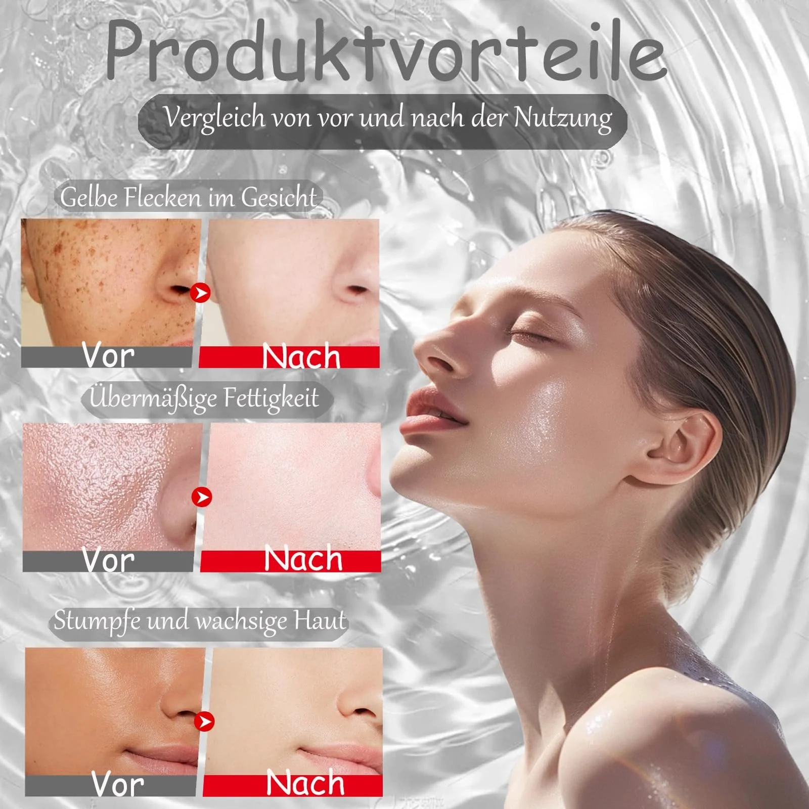 Маска Глиняна Зволожуюча для обличчя для жінок Набір масок для догляду за шкірою 10 штук, фото №6 Маска Глиняна Зволожуюча для обличчя для жінок Набір масок для догляду за шкірою 10 штук, фото №6