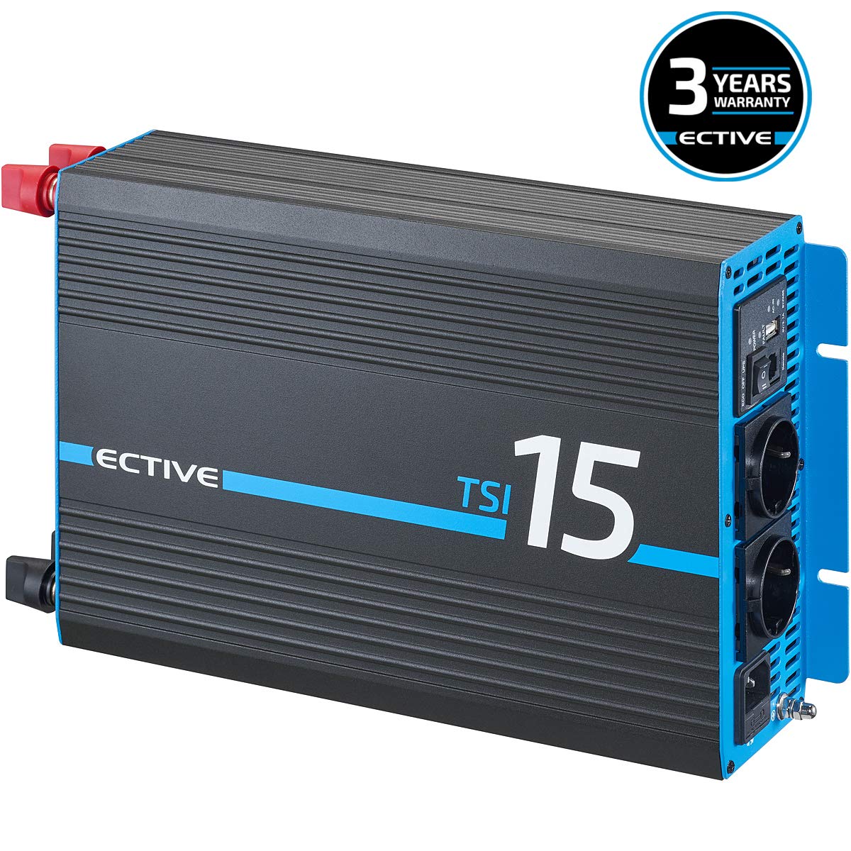 Інвертор Ective TSI 1500 Вт синусоїдальний з NVS, 24 В до 230 В, фото №2