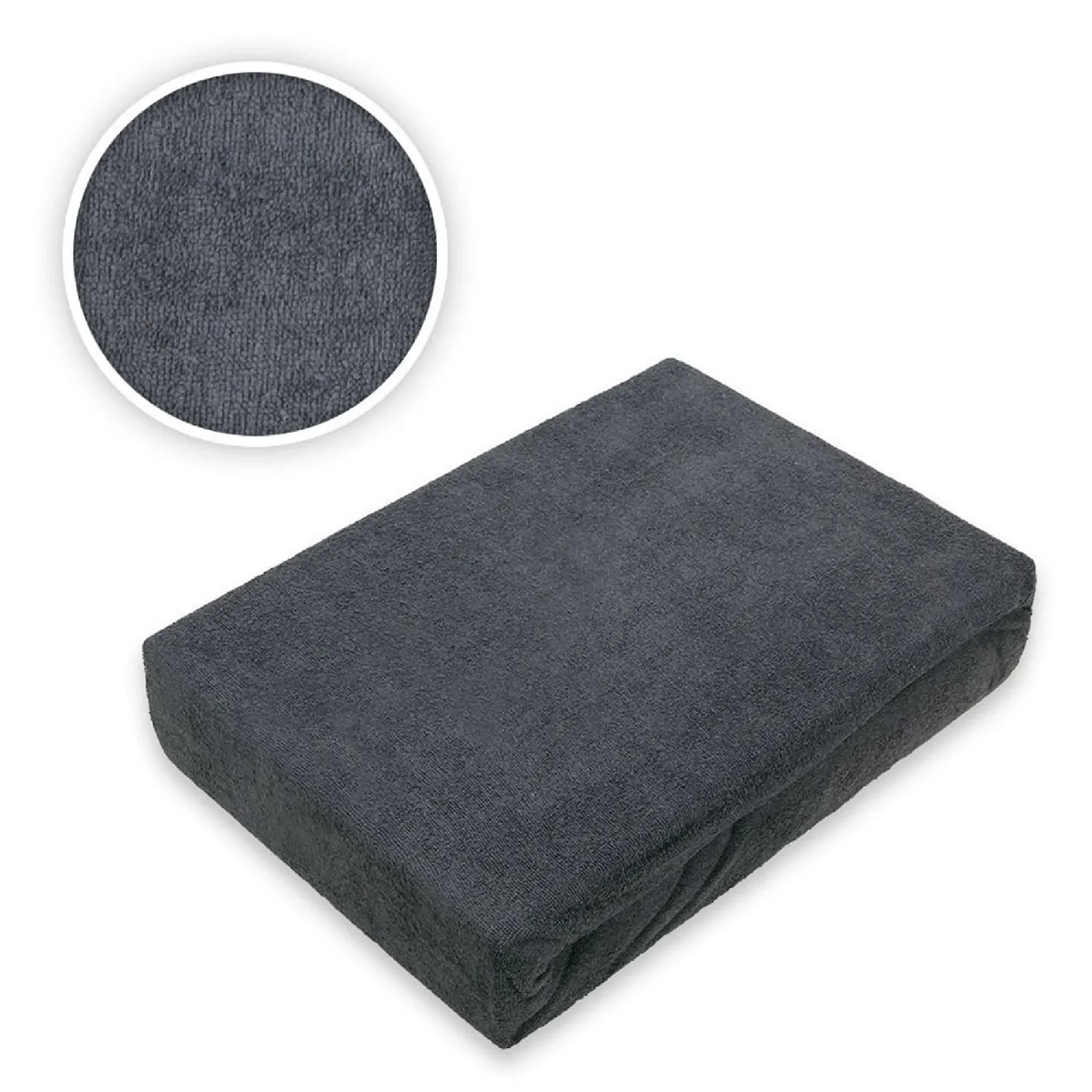 Простынь на резинке Terry Exclusive home textile 180 - 200 x 200 см, фото №3