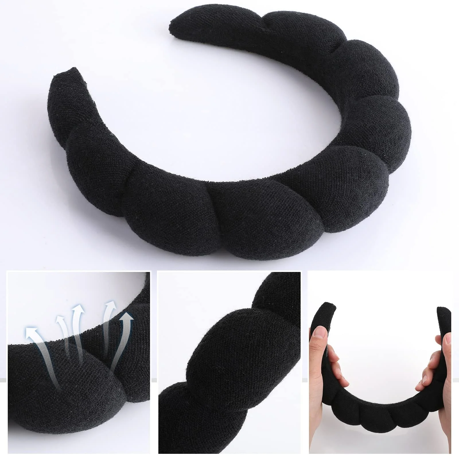 Обруч для волосся жіноча Чорний, фото №3