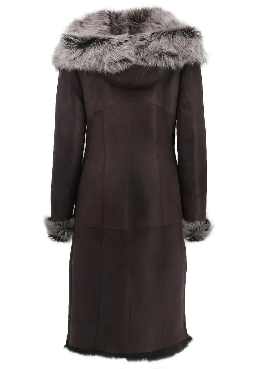 Дубленка Davina Braun Hollert Toscana Женская зимняя, фото №4 Дубленка Davina Braun Hollert Toscana Женская зимняя, фото №4