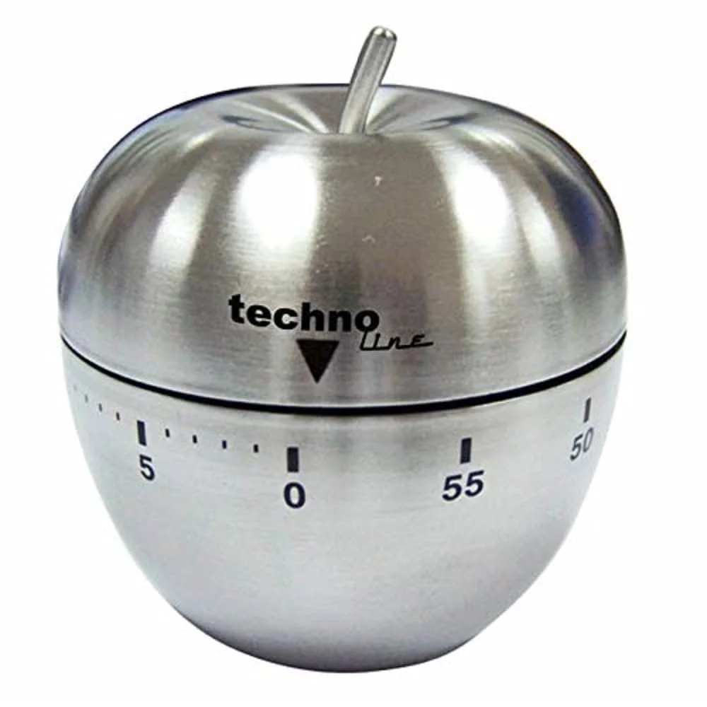 Таймер Technoline KZW III Аналоговый металлический Форма яблока, фото №1 Таймер Technoline KZW III Аналоговый металлический Форма яблока, фото №1
