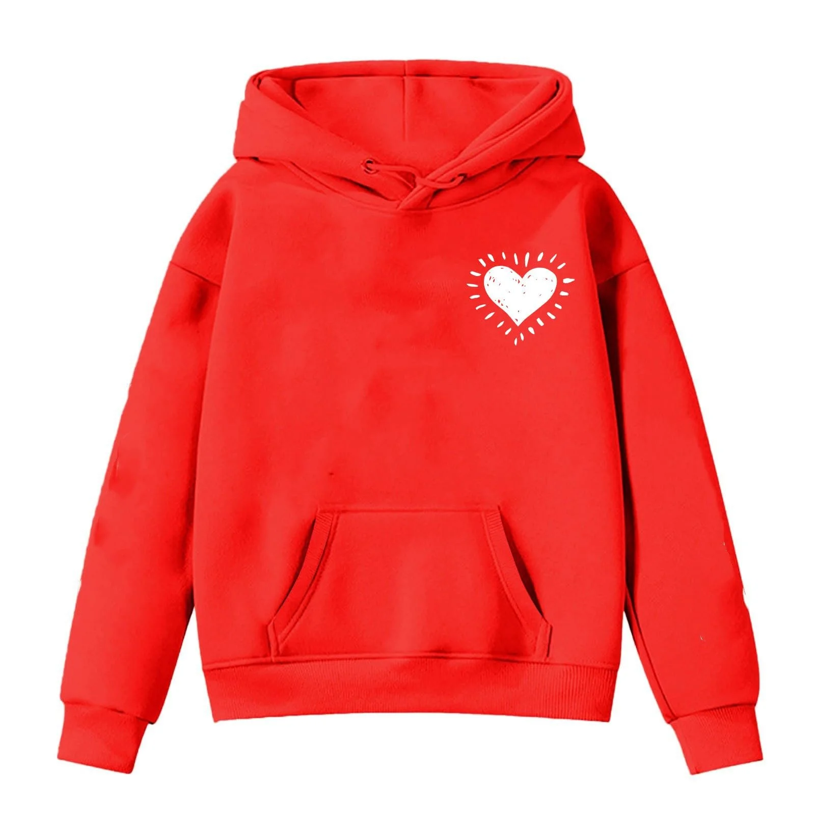 Толстовка детская Длинный рукав Мягкая кофта с капюшоном Графический Милый пуловер Топ Одежда, фото №1