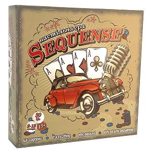 Настольная игра Strateg Sequense Сиквенс карточная на украинском языке 30361 - Фото 1