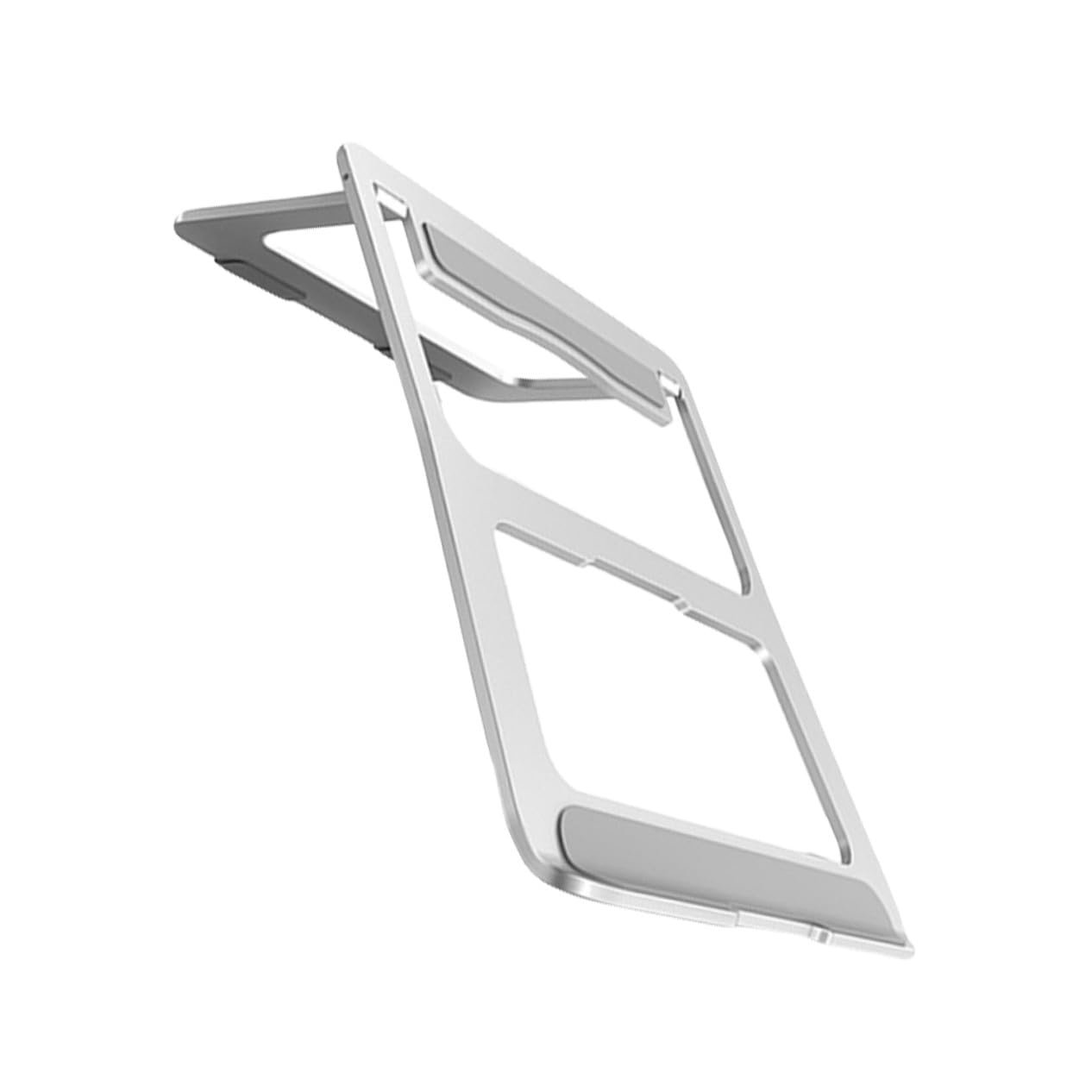 Подставка для ноутбука Алюминиевая складная нескользящая прочная с эргономичным углом для лучшего комфорта сидения и быстрого отвода тепла Многофункциональная для стола, фото №1