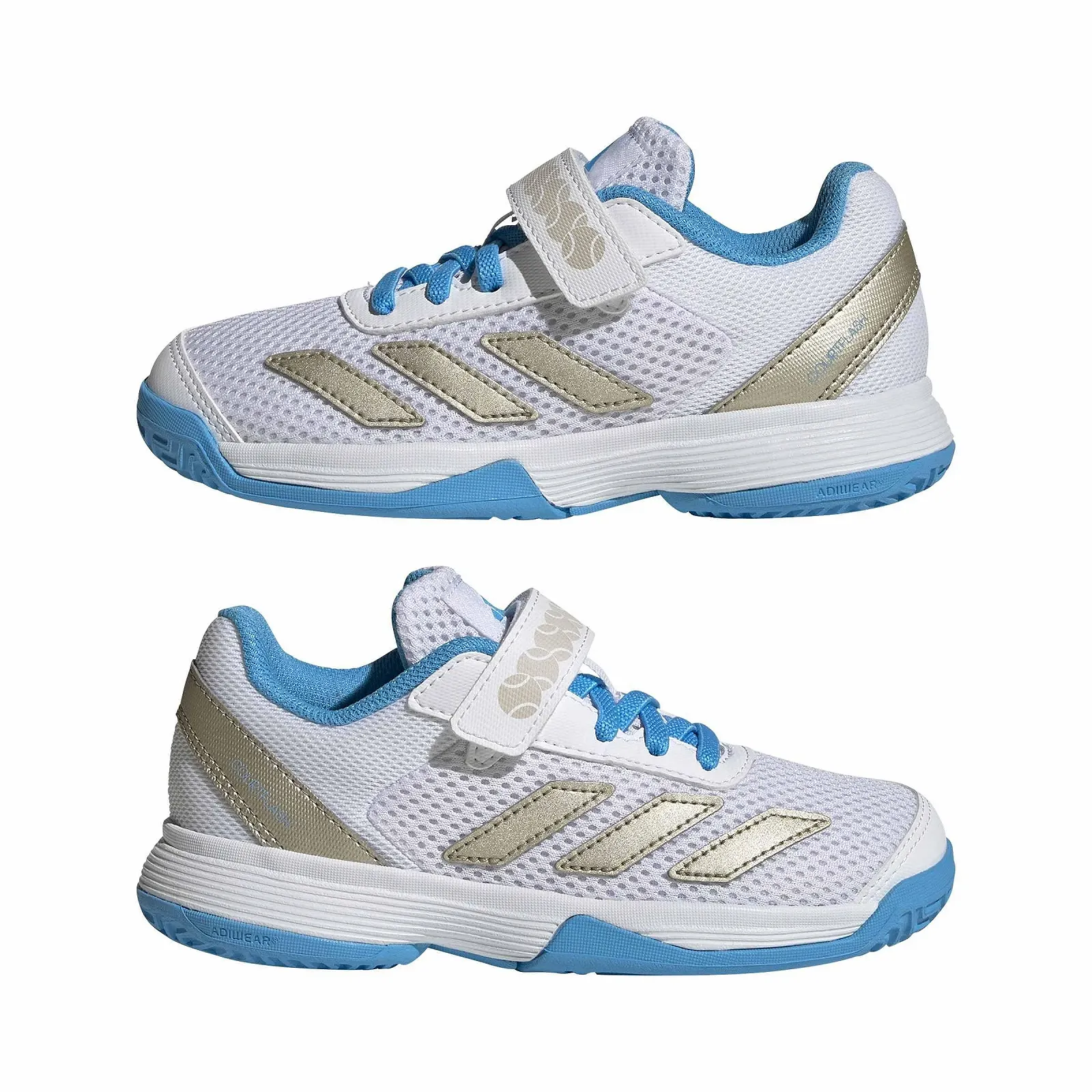 Теннисные Кроссовки adidas Детские Courtflash Kids Comfort Closure, фото №6