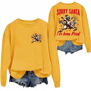 Толстовка Unisex Sorry Santa I've Been Feral - Фото 1