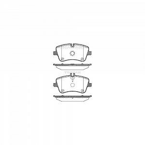 Комплект гальмівних колодок, дискове гальмо TRISCAN 8110 23026 для MERCEDES-BENZ, передній міст - Фото 1