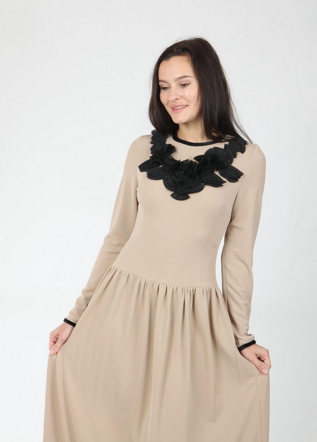 Платье MOZAH S Бежевый (ND-20046-1-Beige), фото №6