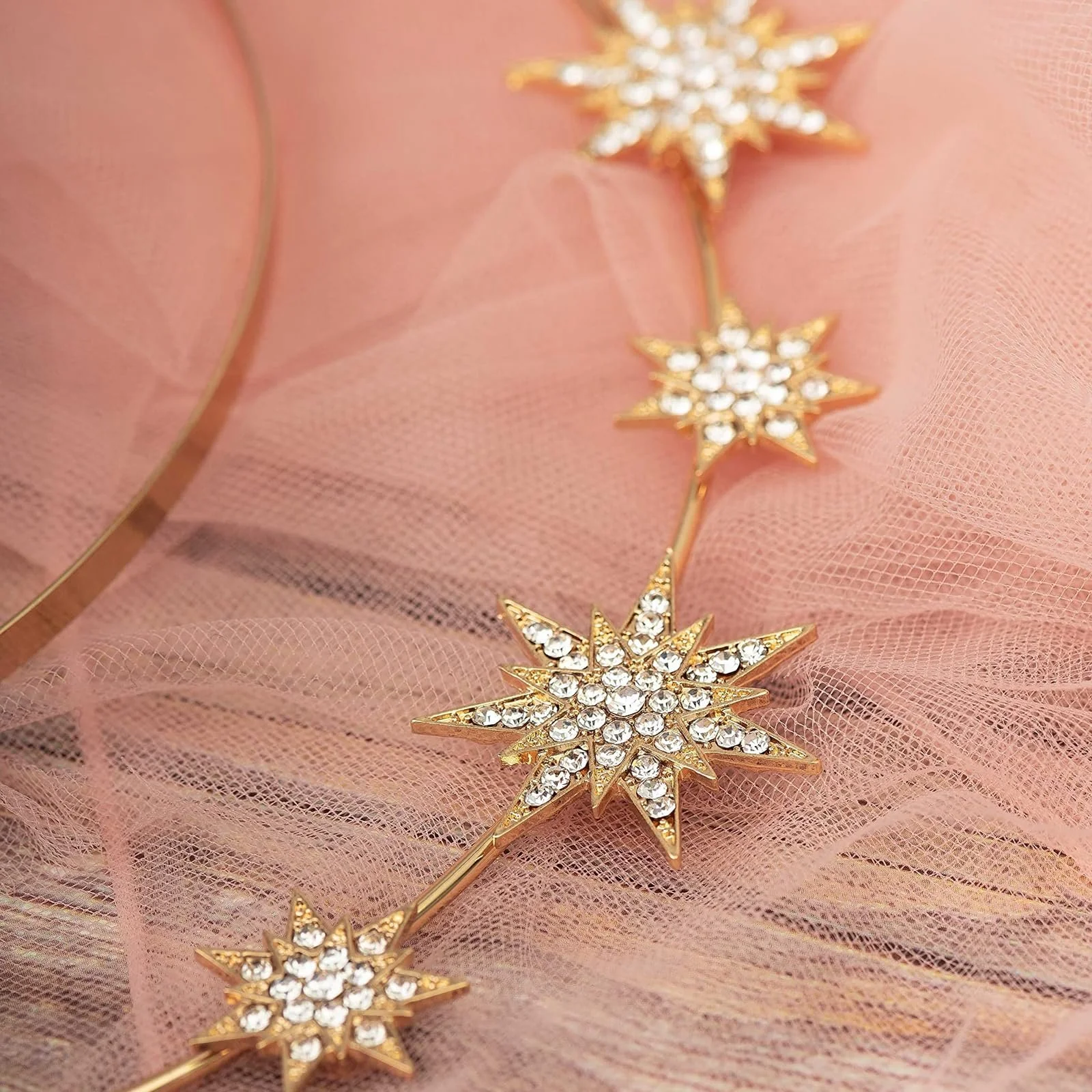 Обруч для волос Звезды Золотой, фото №4 Обруч для волос Звезды Золотой, фото №4