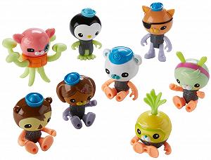Набор фигурок Fisher-Price Octonauts Octo Glow Crew - Фото 1