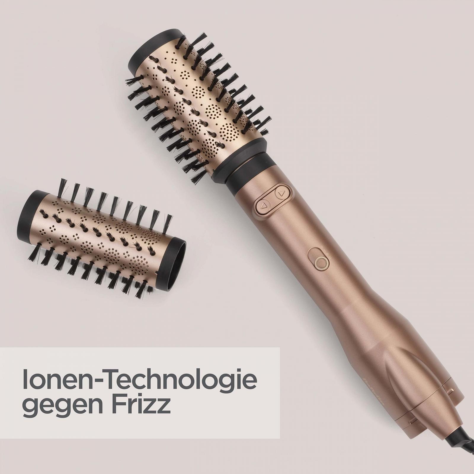 Фен-щітка BaByliss Big Hair Dual AS952E 650 Вт 50 мм та 40 мм Шампань, фото №5 Фен-щітка BaByliss Big Hair Dual AS952E 650 Вт 50 мм та 40 мм Шампань, фото №5