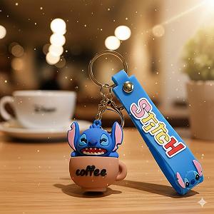 Брелок Lilo Stitch для ключів, рюкзака, сумки 6 см synthetic.ua - Фото 1