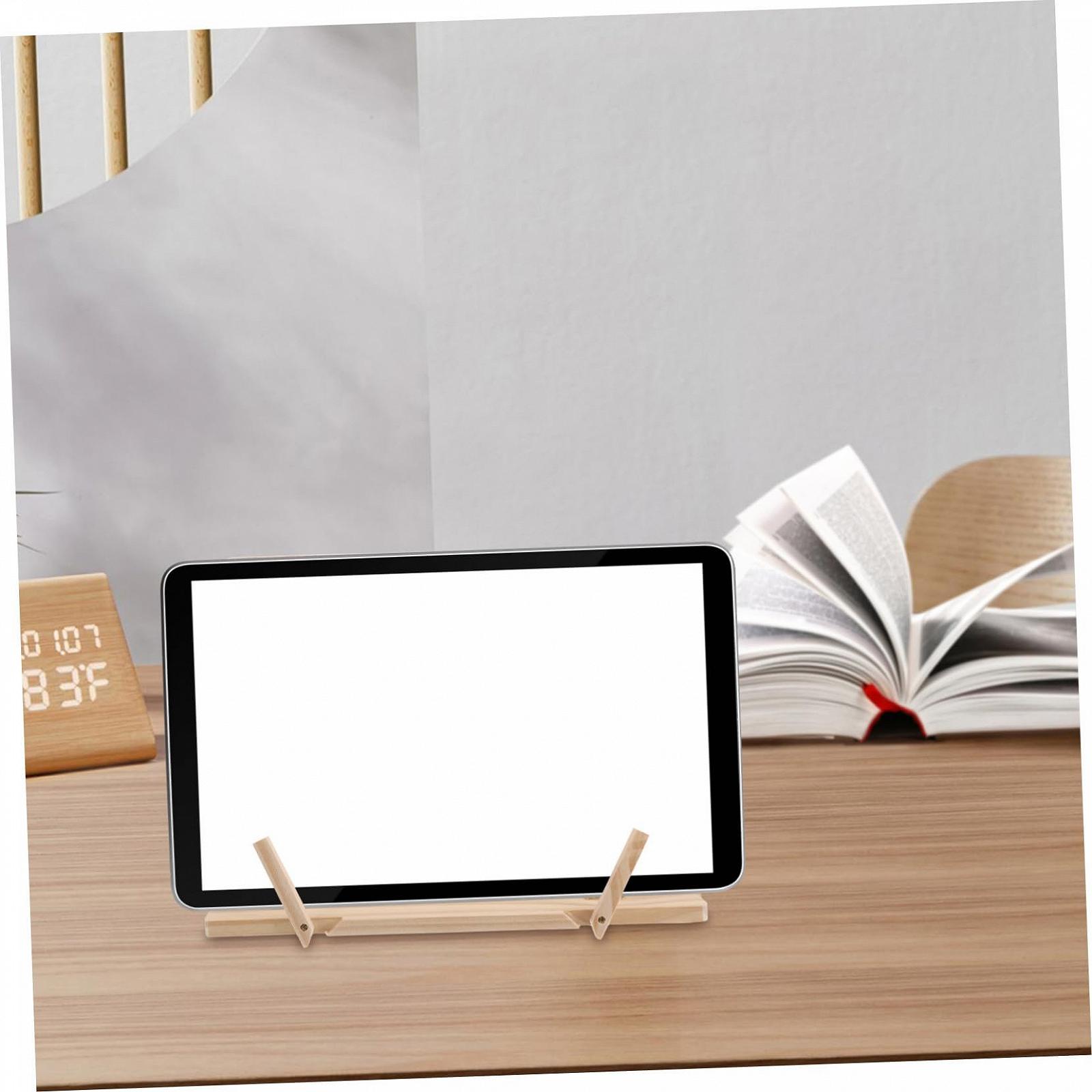 Регулируемая складная деревянная подставка для книг. Эргономичная подставка для ноутбука и планшета. Прочная, экономит место для кулинарных книг, учебников, стола и часов чтения., фото №7 Регулируемая складная деревянная подставка для книг. Эргономичная подставка для ноутбука и планшета. Прочная, экономит место для кулинарных книг, учебников, стола и часов чтения., фото №7