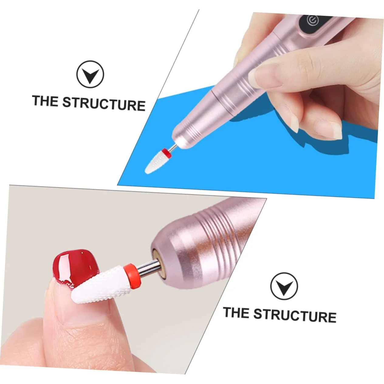 Полировщик для ногтей Healvian Claw Cutter для домашних животных, ручка для маникюра, профессиональный набор для маникюра, ручка для сверления ногтей из акрила, розовая, алюминиевый сплав, стиль компьютерной ручки, фото №6 Полировщик для ногтей Healvian Claw Cutter для домашних животных, ручка для маникюра, профессиональный набор для маникюра, ручка для сверления ногтей из акрила, розовая, алюминиевый сплав, стиль компьютерной ручки, фото №6