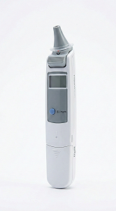 Інфрачервоний вушний термометр Braun ThermoScan 6012 / Технологія ExacTemp / Вимірювання за 1 секунду / Пам'ять останнього замеру / Клінічна точність / Білий-Червоний synthetic.ua - Фото 1