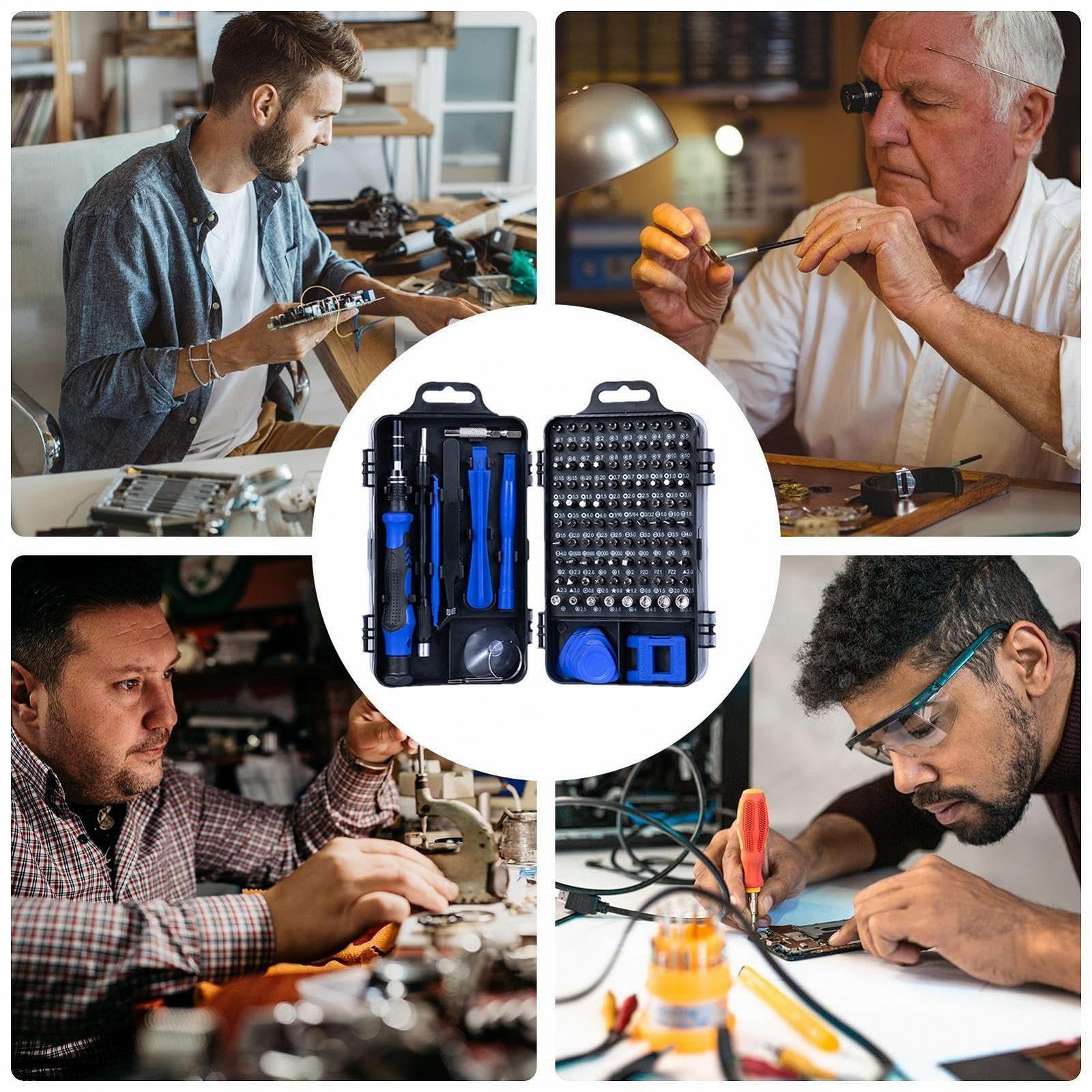 Набір викруток 115-в-1 Електронний Портативний, фото №4