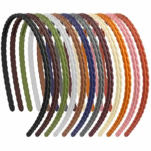 Обруч для волосся Тонкий 6 мм, набір 12 кольорів - Фото 1