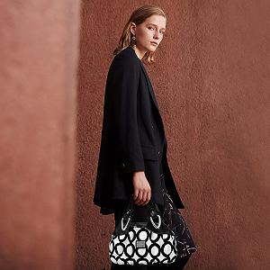 Сумка жіноча NICOLE & DORIS Велика елегантна сучасна сумка-шопер з квітковим візерунком synthetic.ua - Фото 1